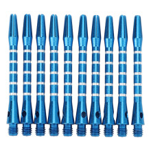 10pcs Dart Shafts Aluminium Alloy Dart Stems Threaded Replacement Dart Accessories With Locking Hole Indoor Use Blue