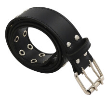 1set Punk Belt Featuring Alloy Buckle For And Workplace Wear
