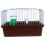 Cage Portable Pour Petits Oiseaux Abs+fer Café Adaptée Voyages 9