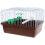 Cage Portable Pour Petits Oiseaux Abs+fer Café Adaptée Voyages 10
