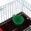 Cage Portable Pour Petits Oiseaux Abs+fer Café Adaptée Voyages 6