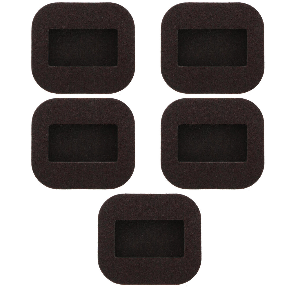 5Pcs Felt Bed Stoppers Furniture Wheel Pads Caster Cups 3251531160405