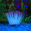 Künstliche Seeanemone aus Silikon mit leuchtendem 5