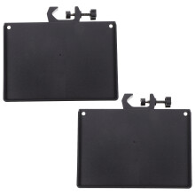 2Pcs ABS Clamp-on Microphone Stand Tray Black Sound Holder