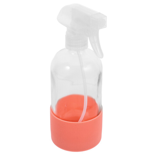 Refillable Glass Spray Bottle with Silicone Bottom Sleeve