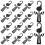 3sets Shoe Hook and Holder Drying Rack Window Sandal Hanger 20pcs*3 4
