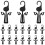 3sets Shoe Hook and Holder Drying Rack Window Sandal Hanger 20pcs*3 11