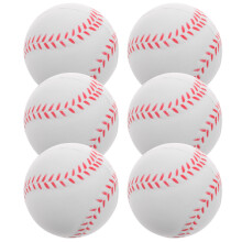6pcs Training Baseballs Kids Pu Foam For Outdoor Activities