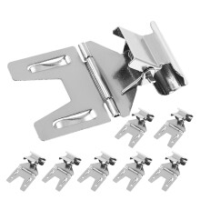 8Pcs Durable Metal Price Card Stand Silver Holder for Store Display