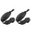 2Pcs Camera Hand Straps Black PU Material Non-Slip Lightweight Bands 1