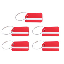 5 Pcs 铝 金 牌 Fashion Luggage Tag Travel Markers For Easy Identification