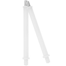 2pcs Toilet Brush Head Handles Replacement