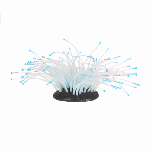 Künstliche Seeanemone aus Silikon mit leuchtendem