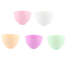 5 Pcs Face Mask Mixing Bowl Flexible Silicone Prep Bowls Frosting