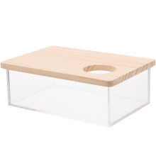 hamster sand bath box clear container for hamsters and gerbils