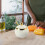 ceramic condiment jar set with lid and spoon for storage 8