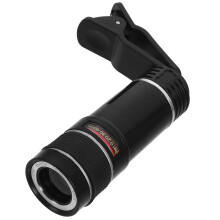 universal 20x zoom telephoto lens for smartphone with phone mount