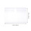 Raindrops Sign Holders Plastic 50pcs 2.4x1.7x0.3in Rectangular 11