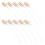 10pcs plastic spray for 13mm essential oil bottles, fine mist 11