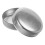 2 Pcs Warning Column Cap Modern Round Fence Post Caps Silver 5