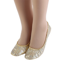 Shoes Golden Lightweight Breathable For Yoga And Ballet 1pair