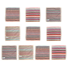 10pcs Handkerchief Kids Hand Wiping Towel Random Color Face Towel