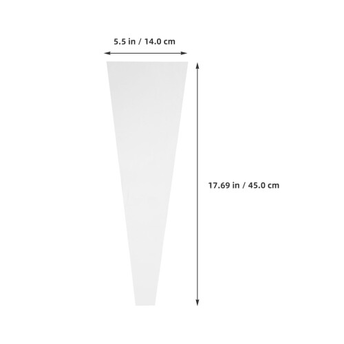 Raindrops  50 Pcs Clear For Bouquets Flower Packaging Bag Shopping 1