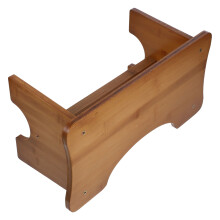 1pc solid wood bathroom footstool for household and children