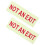 2pcs Glow In Dark An Exit Safety Signs For Public Areas 6