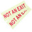 2pcs Glow In Dark An Exit Safety Signs For Public Areas 5
