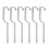 Fixed Rain Gutter Rack Iron 6 Pcs 1