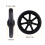 2pcs Durable And Reliable Solid Wheelchair Front Castor Tire With 3