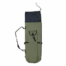 Fishing Rod Bag Canvas Tackle Reel Storage Organizer Holder Green One Size