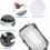 Insulated Cooler Bag Foldable Picnic Basket With Handle Waterproof Lining Collapsible Grey 3