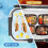 Insulated Cooler Bag Foldable Picnic Basket With Handle Waterproof Lining Collapsible Grey 4