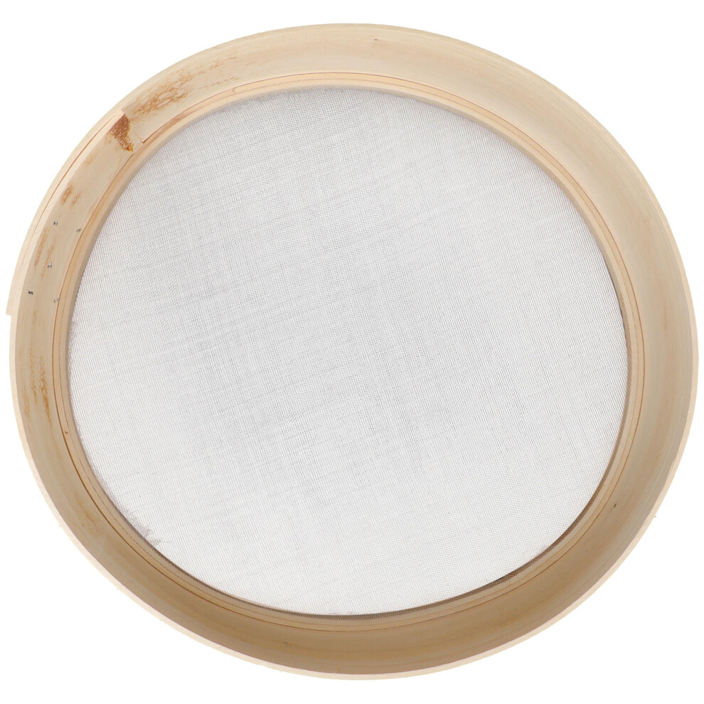 household flour sifter handheld wooden sieve baking tool-image-OPC-PKNKXSJ-NEW