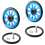 Masteelf Folding Bike Rear Bicycle Wheel Accessories Training Blue 1