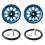 Masteelf Folding Bike Rear Bicycle Wheel Accessories Training Blue 10