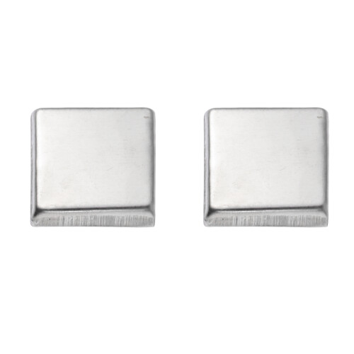 60Pcs Empty Eyeshadow Tin Pans Silver for Blusher Powder Makeup