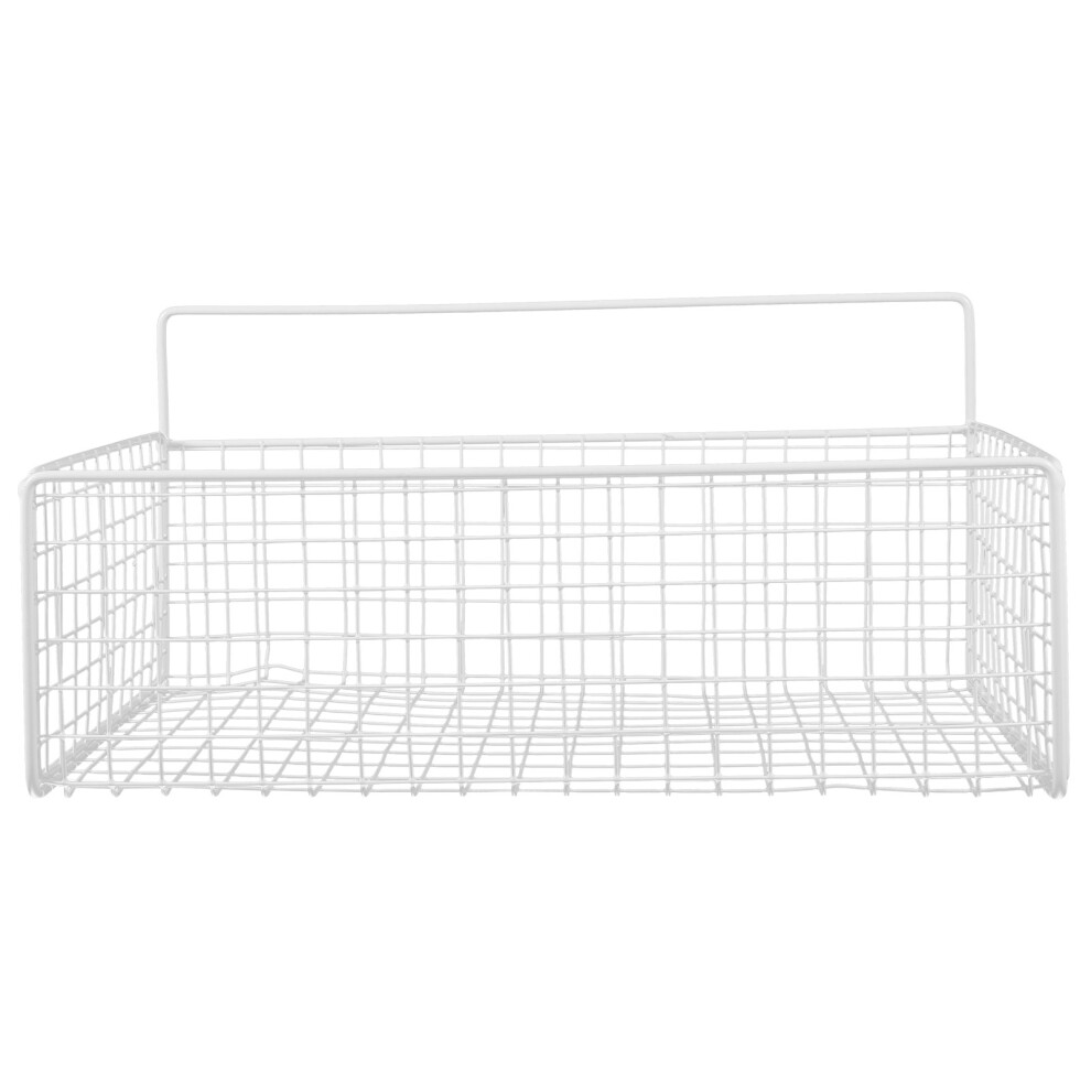 Wrought Iron Wall-Mounted Storage Rack with Self-Sticking Hook-image-OPC-PKNKYKT-NEW