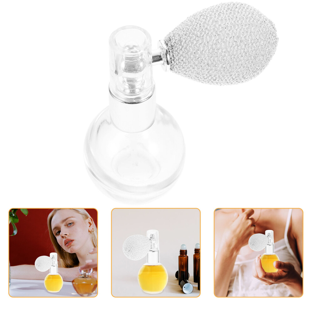 Artibetter 10Ml Refillable Glass Spray Bottle Perfume Atomizer Vintage Powder