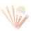 wooden shuttle weaving sticks set with comb tapestry tool 3