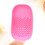 1pc makeup brush cleaning plate handheld scrubbing pad for brushes 9