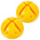 Raindrops 2 Pcs Training Poles Flag Base 19.50x19.50x10.00cm Yellow 11