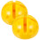 Raindrops 2 Pcs Training Poles Flag Base 19.50x19.50x10.00cm Yellow 1