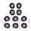 10pack Lace Hair Bun Cover Ballet Dance Accessory Black 2