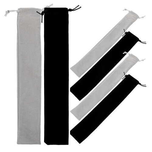Instrument Bags Soprano Recorder Pouch Gray 6pcs 2