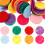 Small Felt Circles Assorted Color 100pcs 1in 11