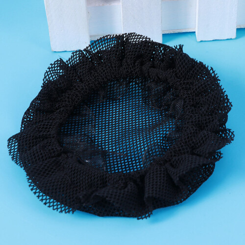 10pack Lace Hair Bun Cover Ballet Dance Accessory Black 2