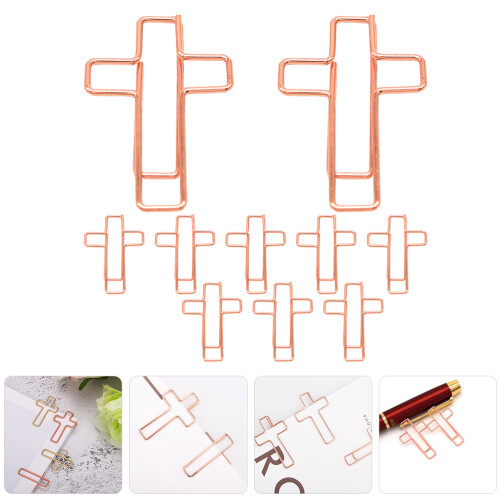 Creative Metal Paper Clips For Office And Study 10set 1